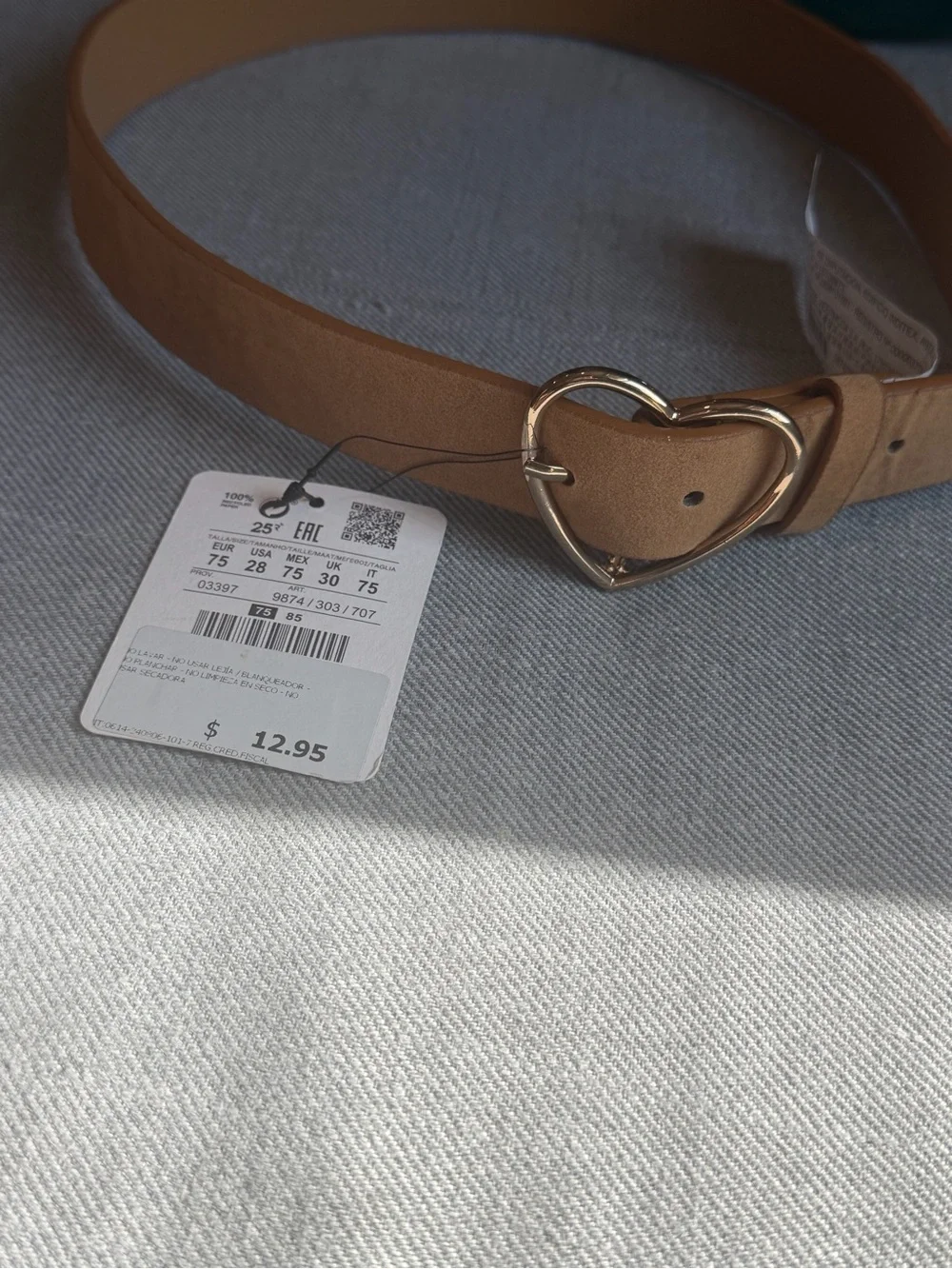 Heart design belt